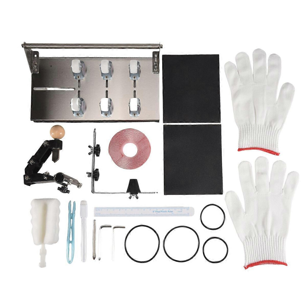 Glass Bottle Cutter, Curve Glass Cutting Tools Compatible With Round, Square Bottles And Bottlenecks, Wine Bottl 3110086928185