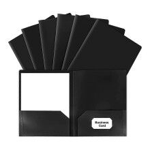 Folders with Pockets, 25 Pack 2 Pocket Folders Fit Letter Size, File Folder with Pockets compatible with School