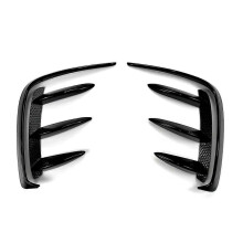 Kit carrosserie canard avec aileron latéral de pare-chocs arrière compatible avec Mercedes Classe A W176 A200 A250 A45 Sport (berline à hayon).