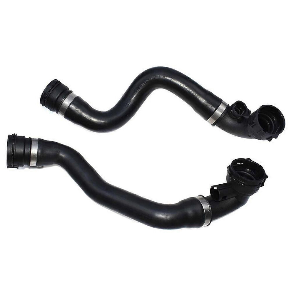 Fit Compatible With E53 X5 3.0L 2001-06 Upper + Lower Radiator Hose 11537500733, 11537508688 3478580017409