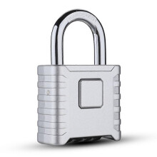 Heavy Duty Combination Padlock, Outdoor Padlock, Mechanical Combination Lock compatible with Lockers,Gates(Silve