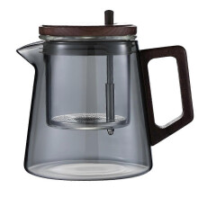 Elegant Chinese Tea Set - parent Teapot with Walnut Base, Water Separation Feature compatible with Househol