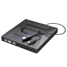 Externer DVD-CD-Schreiber, Brenner, DVD-CD-Player, Typ C/USB3.0, externes DVD-CD-Laufwerk kompatibel mit PC, Laptop 11