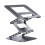 Supporto regolabile per laptop in alluminio, pieghevole, portatile, per notebook e tablet, compatibile con MacBook. 4