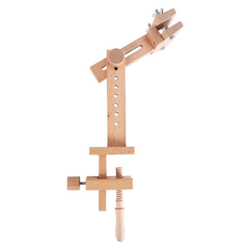 Embroidery Hoop Holder Desktop Stand with Table Clamp compatible with Handwork Sewing