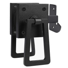 Heavy Duty Gate Latch, Double Side Gate Latches, Matte Black Fence Latch, Garden Door Latch, Pool Ga