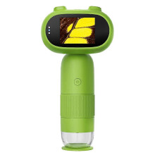 Microscopio digital portátil con pantalla IPS de 2 pulgadas, aumento de 1000X, compatible con Ki