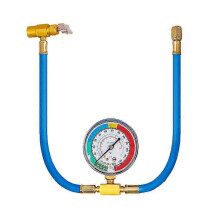 Autokoelmiddelvulbuis met meetmanometer Auto-airconditioninggereedschap Freon R134 Airconditioning