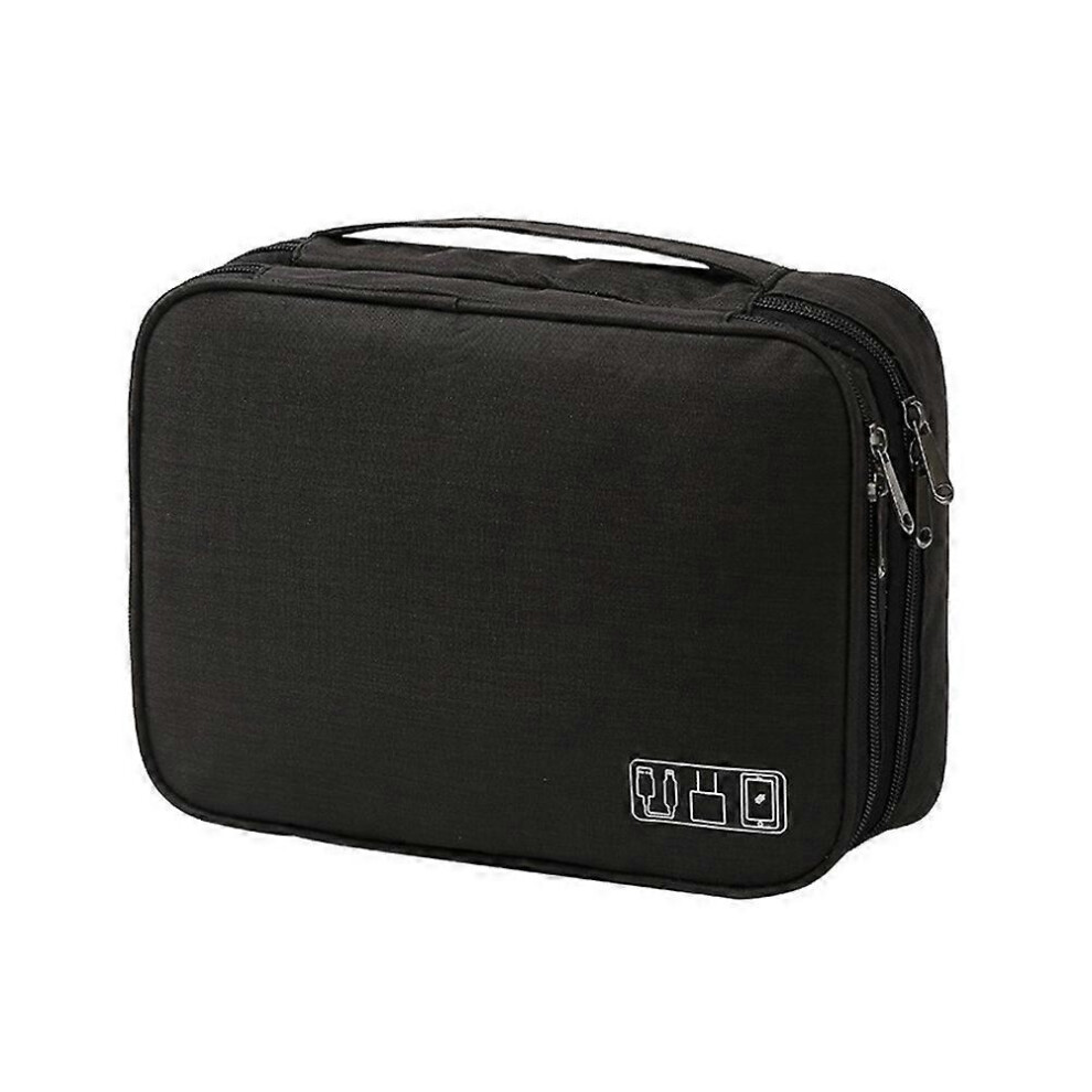 Cable Storage Bag Digital Electronics Organizer Compatible With Travel, Portable Case Compatible With Cables, Chargers & Acc 3395454793705