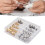 50 Pcs Crown Kit Stainless Gold Silver Black 2