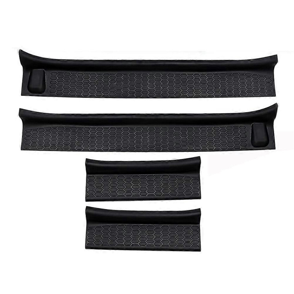Door Sill Guards Door Sill Entry Guard Compatible With 2018-2022 Jl & 2020-2022 Jt Accessories 3145292900267