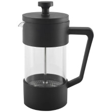 Cafetière/théière française, en verre borosilicate épais, antirouille et compatible lave-vaisselle.