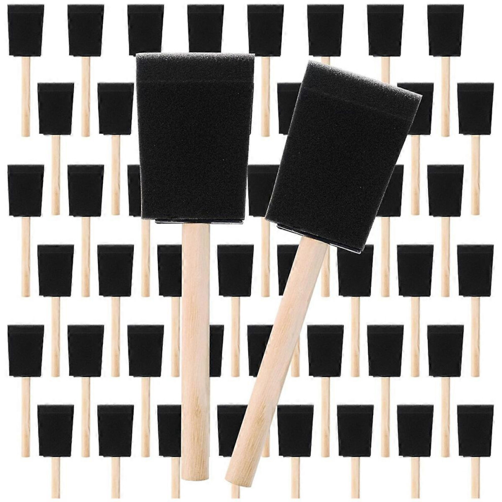 Foam Paint Brushes,2Inch Sponge Brushes 48Pack,Sponge Paint Brushes, Foam Brushes, Painting Sponges 3099994571792