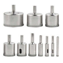 Diamond Drill Bits Set 10PC Diamond Hole Saw Set Glass Drill Bit compatible with Ceramic Tile Porcelain Marble S