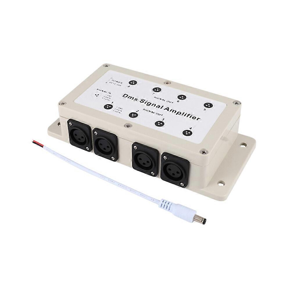 Dc 12-24V 8 Channel Output Dmx512 Led Controller Splitter Distributor Compatible With Home Equi 3325752269039