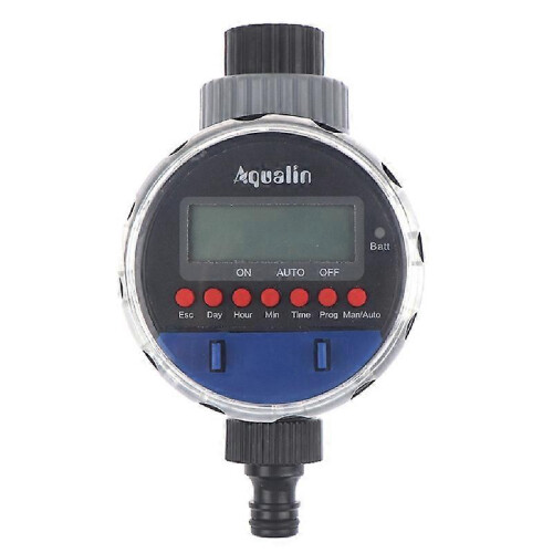 LCD-Gartenbewässerungs-Timer 8 Programme Elektronisches Kugelhahn-Wassertimer Bewässerungssystem kompatibel mit