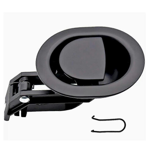 2PCS Plastic Recliner Release Pull Handles Oval Plastic Sofa Chair Replacement Parts Without Cable F 2