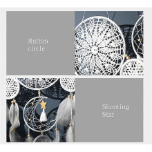 Dream Catchers Boho Wall Decor Moon and Sun Handmade Traditional Catcher Macrame Wall Hanging Weddin