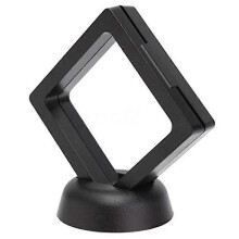 Muntendisplaydoos - Set van 20 3D zwevende displayhouders met standaards, geschikt voor AA-medailles en juwelen.
