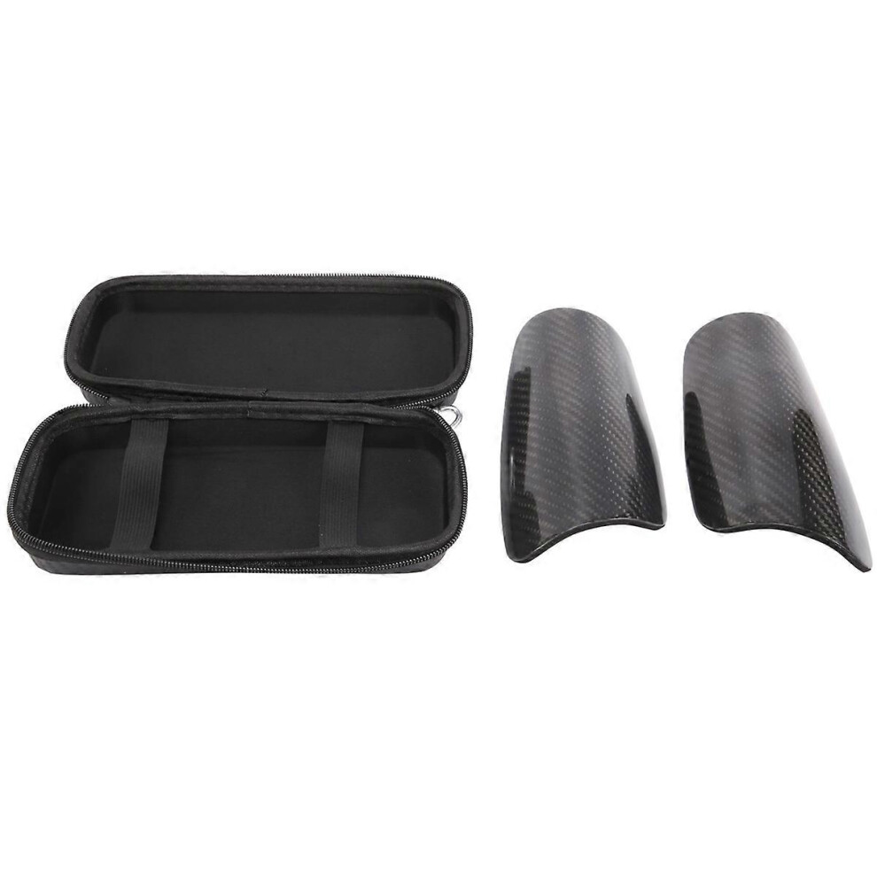 Carbon Fiber Soccer Shin Guards With Carry Case Breathable Professional Hard Shin Pad Compatible With Kid,Youth 3770086834918