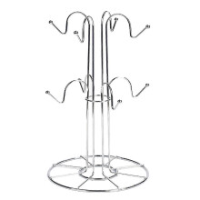 Kopjesdroogrek met 8 haken, mokkenrek, mokkenorganizer, compatibel met bureau voor thuisgebruik