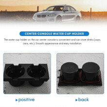 Auto middenconsole bekerhouder, flessenhouder, muntbakje compatibel met 3 Serie E46 318I 320I 98-0