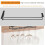 Suporte para Taças de Vinho Grandes, para Armário de Cozinha ou Bar, 43 cm (17 polegadas), Conjunto com 2 4