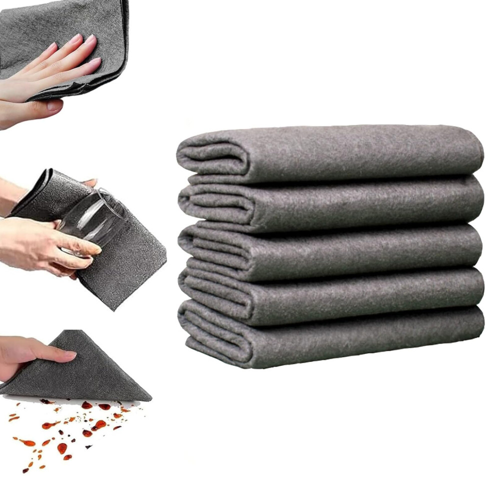 Streak Microfiber Cleaning Cloths 10 Pack Â Ultra Absorbent Reusable Magic Wipes For Windows, Glass And Car 9771547798842
