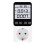 EU Plug,Digital Energy Meter Wattmeter Socket Voltage Power Consumption AC230V 16A Electricity Analy 1