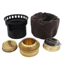 Réchauds à alcool de camping en aluminium, barbecue portable pour pique-nique, réchauds à alcool coupe-vent pour la cuisine en plein air