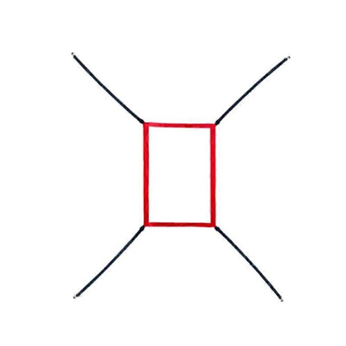 Baseball Full Strike Zone Target, Adjustable Target Baseball Practice Target compatible with Softball Baseball f