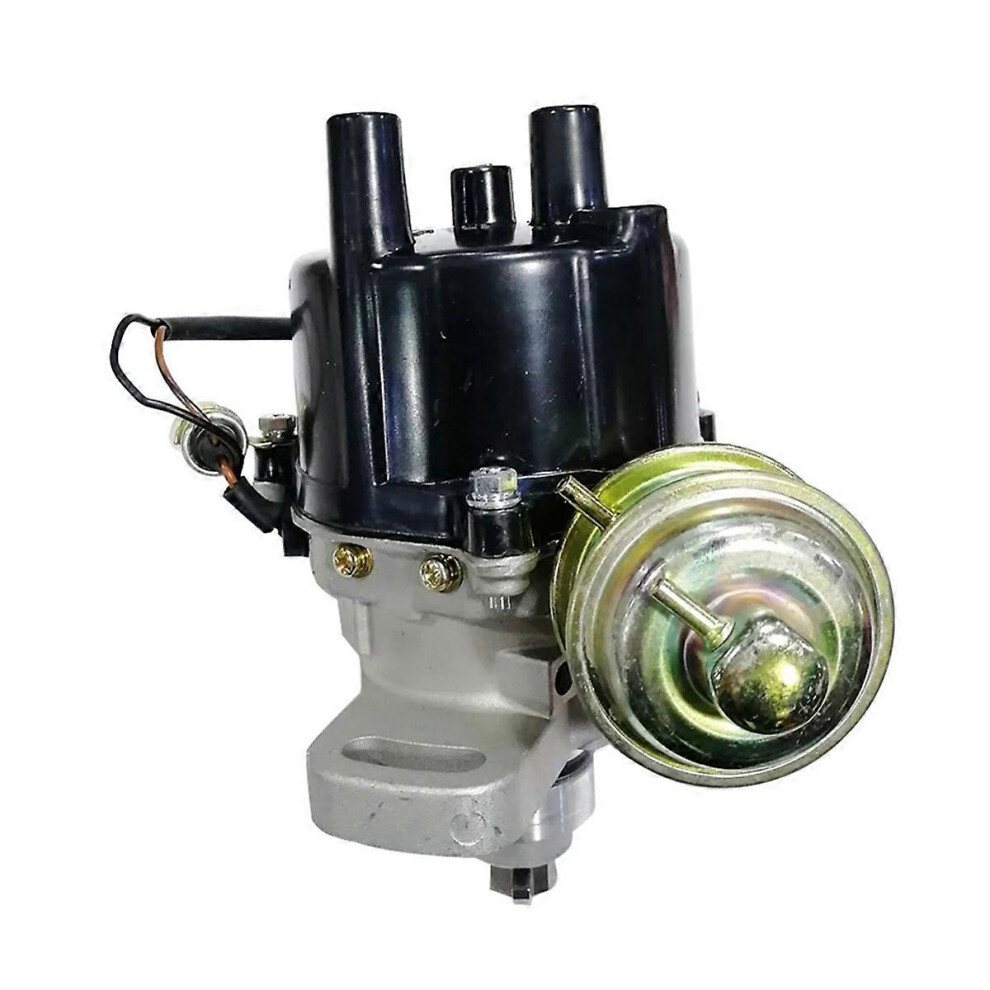 Ignition System Distributor 19020-11320 2E Compatible With Tercel Starlet Sprinter Black/Silver 3803641352647