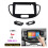 Compatível com I10 2008-2011 Painel de Instrumentos Automotivo 2 DIN de 9 Polegadas com Rádio, MP5 Player e Adaptador de DVD. 1