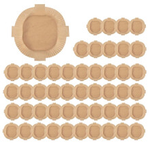 Air Fryer Paper Liners,50 Pcs 7.9Inch Square Non Stick Parchment Liners,Oil compatible with Air Fryer