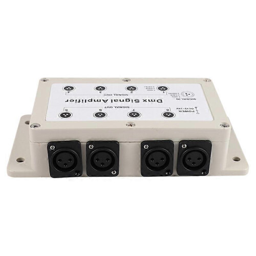 Dc 12-24V 8 Channel Output Dmx512 LED Controller Splitter Distributor compatible with Home Equi 1