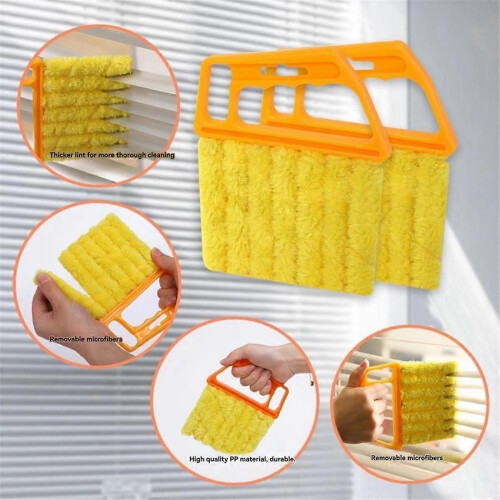 Blinds Cleaning Tools Blind Cleaning Duster Tools Dust Cleaner compatible with Wooden Blinds 2