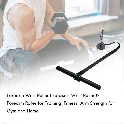 compatible withearm Wrist Roller Exerciser, Wrist Roller & compatible withearm Roller compatible with Training, Fitness, Arm Strength fo 1
