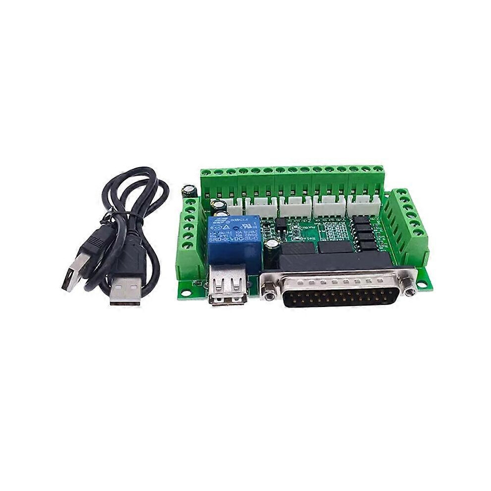 Driver Board Compatible With Engraving Machine 5 Cnc Breakout Board With Optical Coupler Compatible With Stepper Motor Drive 3586624749527