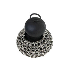 Cast Iron Chainmail Scrubber, Cast Iron Skillet Cleaner compatible with Fry Pan Cleaner Cast Iron Skillet Cleane