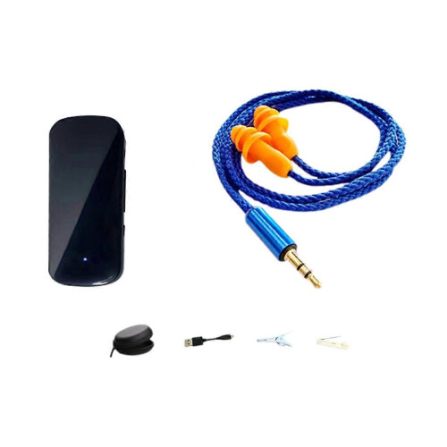 Fone de ouvido Bluetooth com receptor, protetor auricular para proteção contra ruídos no trabalho.