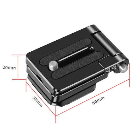 Folding DSLR Camera L Bracket Adjust Angle, Cameras Quick Release Plate Suitable compatible with Various Cameras 1