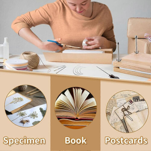Bookbinding Kit, Binding Supplies, Beginner Bone Folder Tool Binding Kit, Bone Folder, Suitable compatible with 1
