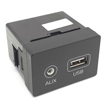 USB AUX-Port-Adapter USB AUX-Jack-Baugruppe 96120D3500 kompatibel mit 2015-2018, Auto-Zubehör