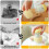 Eggshell Chicken Shaped Cleaning Brush Detachable Cleaning Ball compatible with Cleaning Kitchen Kitchen Multipu 5