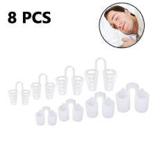 Dilatadores nasais de silicone de grau médico com fluxo de ar aprimorado, compatíveis com o tratamento antirronco, reutilizáveis e fáceis de usar.