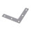 Angle Plate Corner Brace Flat L Shape Repair Bracket 80mm x 80mm 1