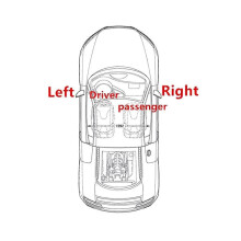 Compatibile con Z4 SERIES E85 E86 2003-2009, SPINA INTERNA APRI PORTA Auto, Nera 51417053791