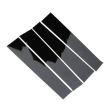 Adesivi antigraffio per le finiture dei finestrini delle portiere dell'auto, compatibili con Ram 1500 2500 3500 2009-2018.