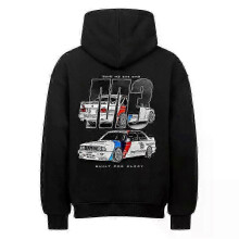 (XL)M3 E30 Rally Black Hoodie Pullover Rockinstone