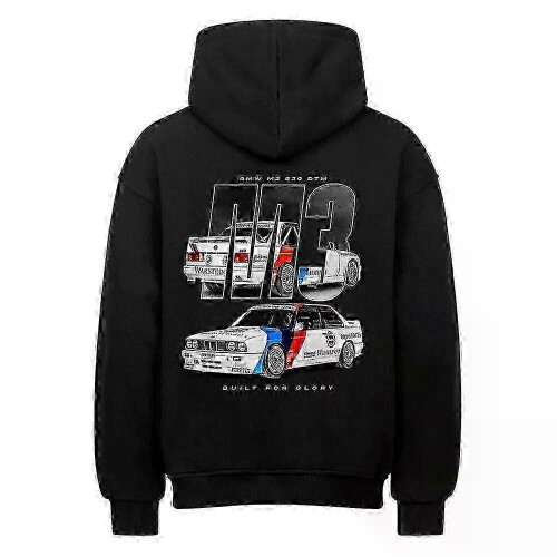 (XL)M3 E30 Rally Black Hoodie Pullover Rockinstone